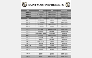 ⚪⚫ Programme du week-end des 21 et 22 Mai